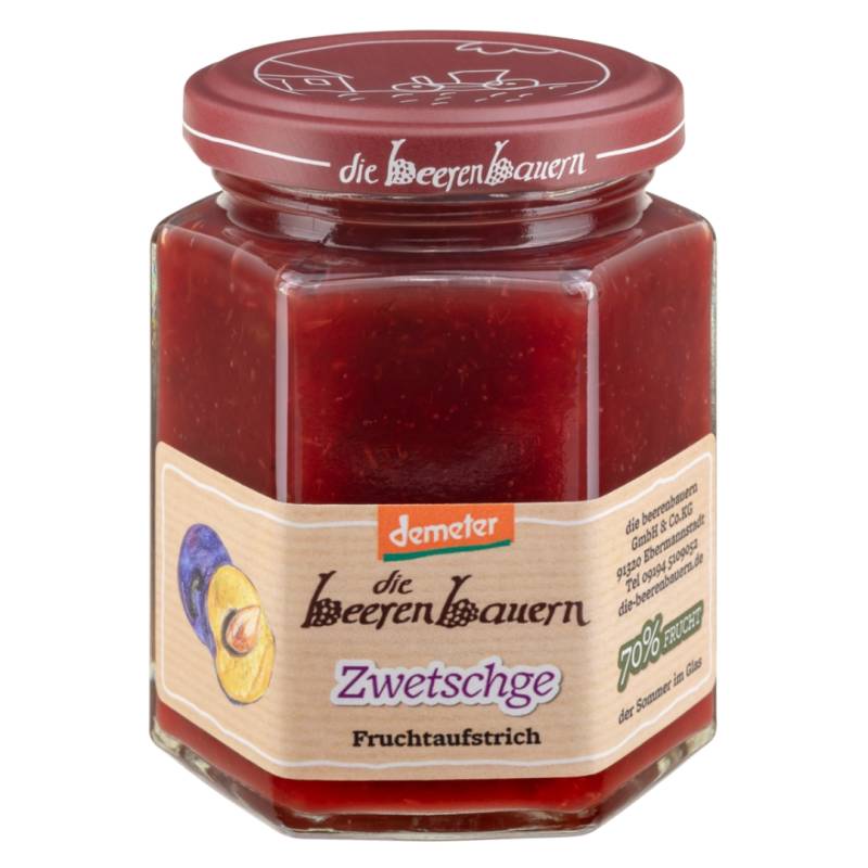 Bio Zwetschge Fruchtaufstrich von die beerenbauern