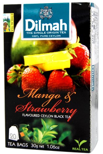 Dilmah Tag Teebeutel Mango und Erdbeere - 20 Beutel Dilmah Tag Teebeutel Mango und Erdbeere - 20 Beutel von dilmah