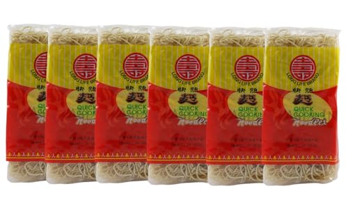 dinese quick cooking Nudeln mit Ei - 6er Pack - China Nudel - Schnellkochnudeln - asia Noodles - Instantnoodle von dinese