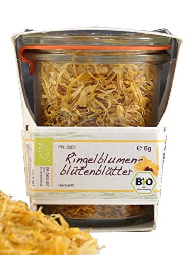 Essbare Bio Blüten im Weckglas | Blütengeschenk im Glas | Premium Qualität | handverarbeitet | plastikfreie Verpackung von direct&friendly