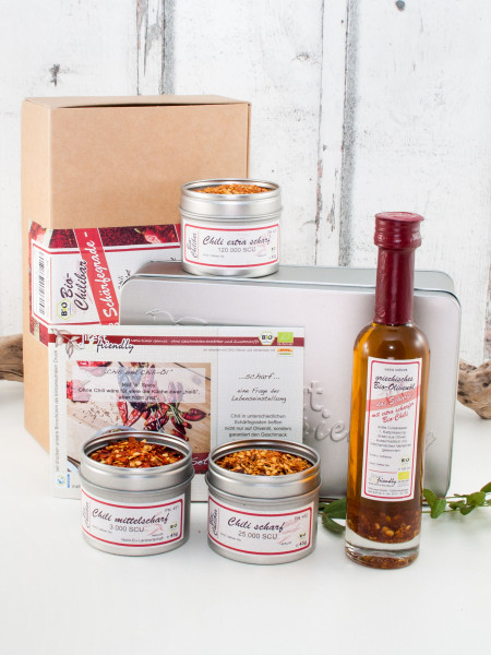 Scharfesser - Bio Geschenkset mit Olivenöl und Chili von mittelscha... von direct&friendly