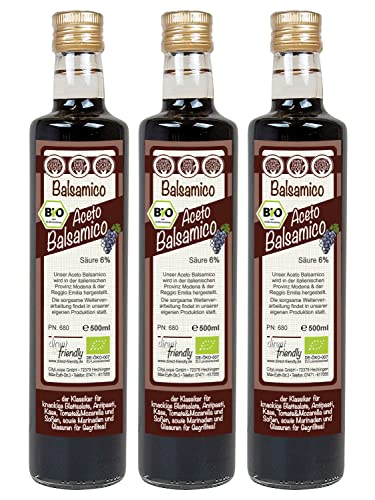 direct&friendly Bio Aceto Balsamico (3 x 500 ml) von direct&friendly