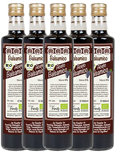 direct&friendly Bio Aceto Balsamico (5 x 500 ml) von direct&friendly