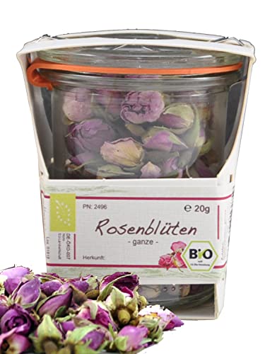 Essbare Bio Blüten im Weckglas | Blütengeschenk in plastikfreier Verpackung | Premium Qualität aus Handarbeit | Giveaway edel & wiederverwendbar von direct&friendly
