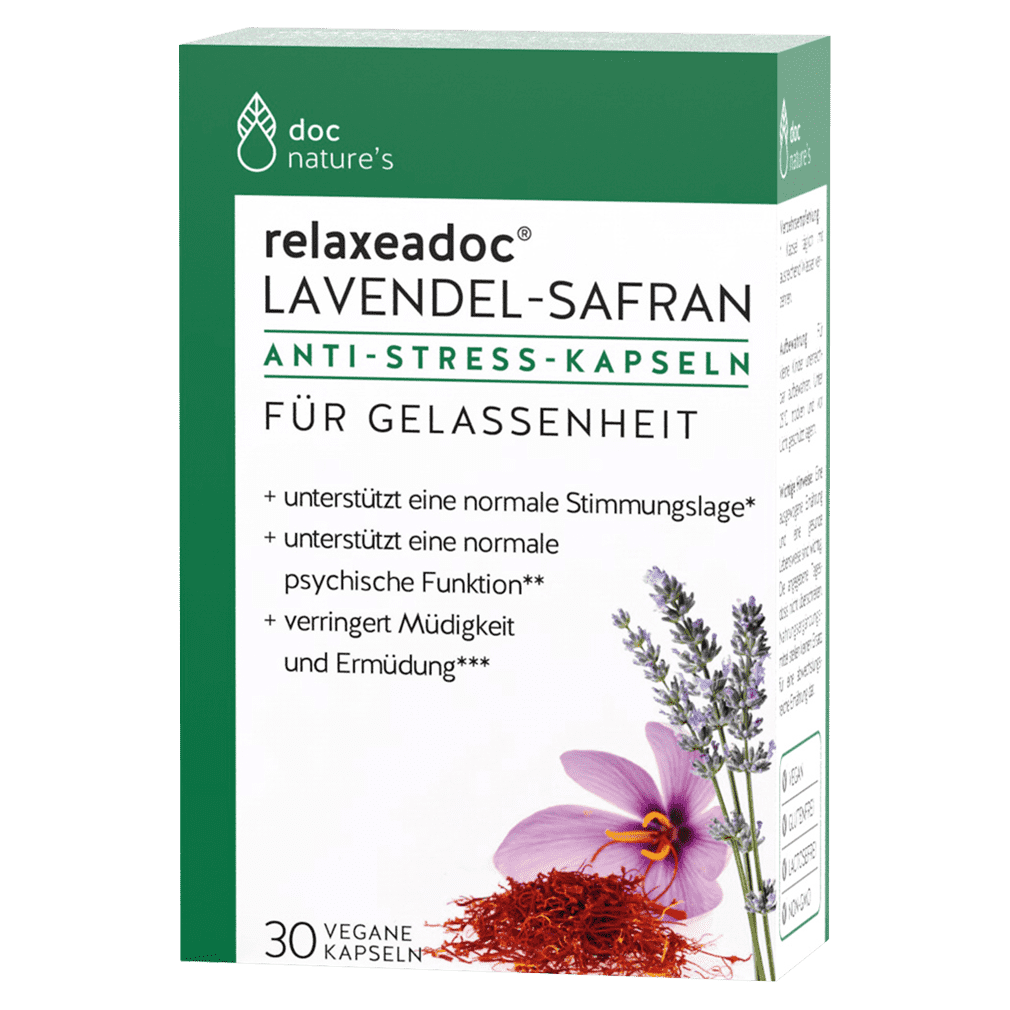 Lavendel Safran Anti Stress Kapseln Lavendel Safran Anti Stress Kapseln von doc phytolabor