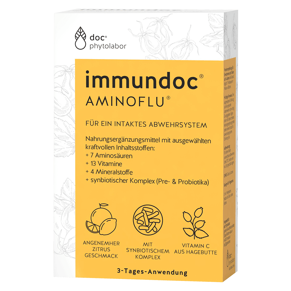 immundoc AMINOFLU Trinkbeutel immundoc AMINOFLU Trinkbeutel von doc phytolabor