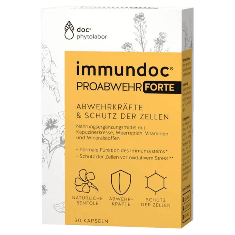 immundoc Proabwehr Forte Kapseln MHD 31.12.2023 von doc phytolabor