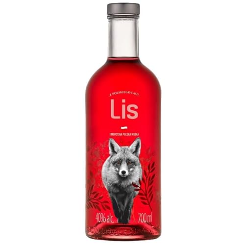 1 Flasche Debowa Lis Wodka a 0,7l 40% Vol. Premium roter Vodka limitiert (Fuchs) von doktor