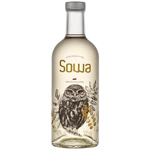 1 Flasche Debowa Sowa Golden Oak a 0,7l 40% Vol. Premium Vodka limitiert (Eule) von doktor