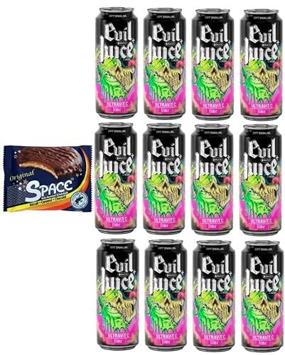 12 Dosen Evil Juice Licky Lime a 0,5 L inkl. EINWEGPFAND + Space Keks gratis a 45 g von doktor