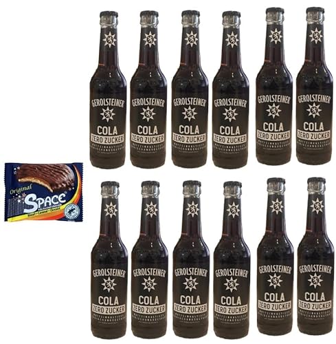 12 Flaschen Gerolsteiner Cola Zero a 0,33 L inkl. MEHRWEGPFAND + Space Keks gratis a 45 g Von Onlineshop Bormann von doktor