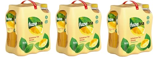 18 Flaschen Fuze Tea Schwarzer Tee Zitrone a 1.25 Liter inkl. EINWEGPFAND von doktor