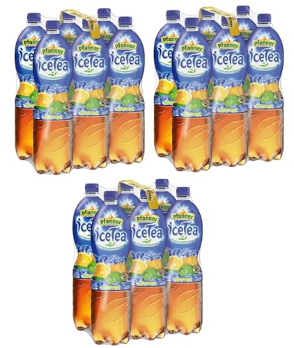 18 Flaschen Pfanner Eistee Lemon a 1,5 Liter Eistee Zitrone inkl. EINWEGPFAND von GREAT BRITISH TRADING LIMITED