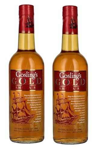 2 Flaschen Gosling´s Goslings bermuda Rum a 700ml 40% Vol. alte Ausstattung von doktor