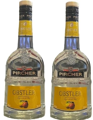 2 Flaschen Pircher Obstler a 0,7 Liter 38% vol. Apfel Edelbrand von doktor