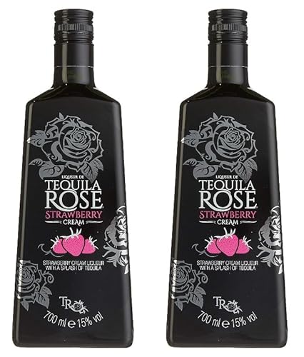 2 Flaschen Tequila Rose a 0,7l 15% Vol. Cream Likör Erdbeer + Space Keks a 45g von Onlineshop Bormann von doktor