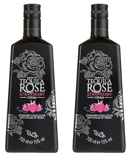 2 Flaschen Tequila Rose a 0,7l 15% Vol. Cream Likör Erdbeer + Space Keks a 45g von Onlineshop Bormann von doktor