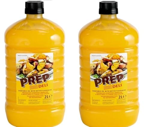 2 x 2000ml Prep Deli Öl mit Butteraroma vegetarisches Pflanzenöl mit Butter Aroma 2 x 2000ml Prep Deli Öl mit Butteraroma vegetarisches Pflanzenöl mit Butter Aroma von doktor