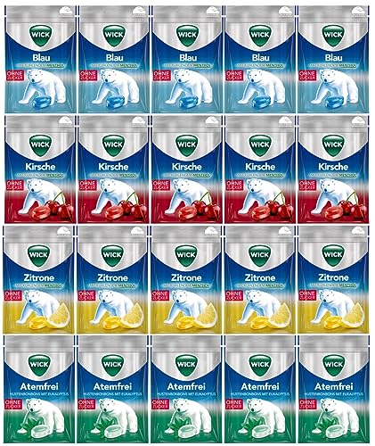 20 Tüten Wick Mix aus 4 Sorten a 72 g 5x Wick Blau, 5x Wick Eukalyptus, 5x Wick Kirsch, 5x Wick Zitrone 20 Tüten Wick Mix aus 4 Sorten a 72 g 5x Wick Blau, 5x Wick Eukalyptus, 5x Wick Kirsch, 5x Wick Zitrone von doktor