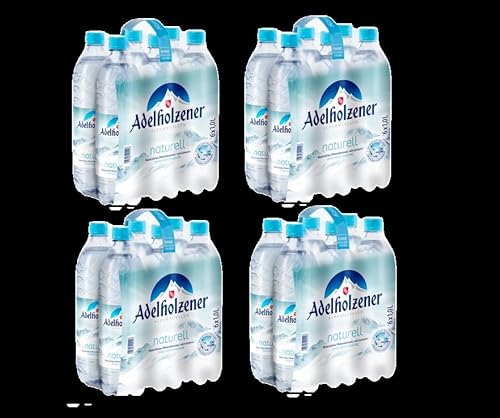 24 Flaschen Adelholzener Mineralwasser naturell natriumarm a 1 Liter inkl. EINWEGPFAND von doktor