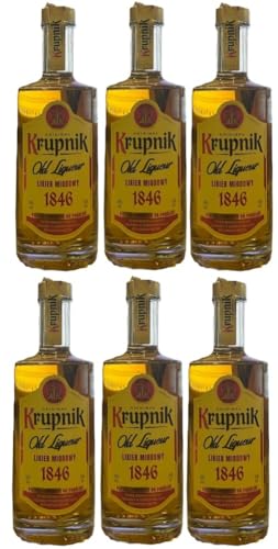6 Flaschen Krupnik Old Liqueur Honiglikör a 0,5 L 38% vol. von doktor