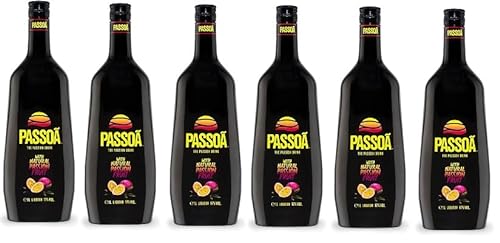 6 Flaschen Passoa Passionsfruucht a 1000ml 17% Vol. von doktor
