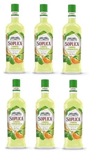 6 Flaschen Soplica Limonka z Pomaracza Limette & orange a 500ml 28% Vol. von doktor