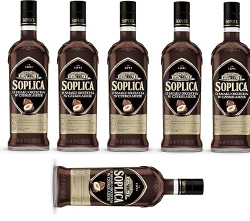 6 Flaschen Soplica mit Haselnüssen in Schokolade-Geschmack Likör/o smaku orzecha w czekoladzie Nuss a 500ml 25% Vol. 6 Flaschen Soplica mit Haselnüssen in Schokolade-Geschmack Likör/o smaku orzecha w czekoladzie Nuss a 500ml 25% Vol. von doktor