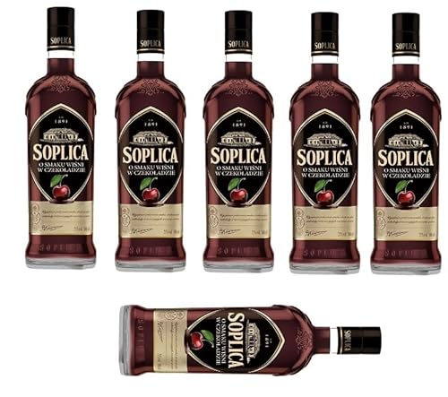 6 Flaschen Soplica mit Kirschen in Schokolade-Geschmack Likör/o smaku wisni w czekoladzie Früchte a 500ml 25% Vol. 6 Flaschen Soplica mit Kirschen in Schokolade-Geschmack Likör/o smaku wisni w czekoladzie Früchte a 500ml 25% Vol. von doktor