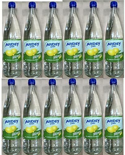 Ardey Zitrone Klar 12 x 750ml Glas Zitronenlimonade Limonade in Glas Flaschen inclusive MEHRWEG Pfand von doktor