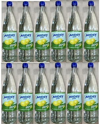 Ardey Zitrone Klar 12 x 750ml Glas Zitronenlimonade Limonade in Glas Flaschen inclusive MEHRWEG Pfand von doktor