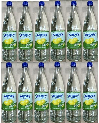 Ardey Zitrone Klar 12 x 750ml Glas Zitronenlimonade Limonade in Glas Flaschen inclusive MEHRWEG Pfand von doktor