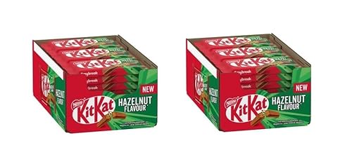 Nestlé KitKat Hazelnut Schokoriegel, Knusper-Riegel mit Milchschokolade & knuspriger Waffel, 48er Pack (48x41,5g)… von doktor