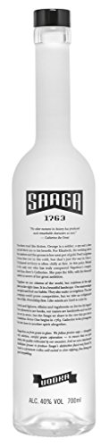 Saaga 1763 Vodka Estonia a 0,7l mit 40% Vol. aus Tallin klarer Wodka von doktor