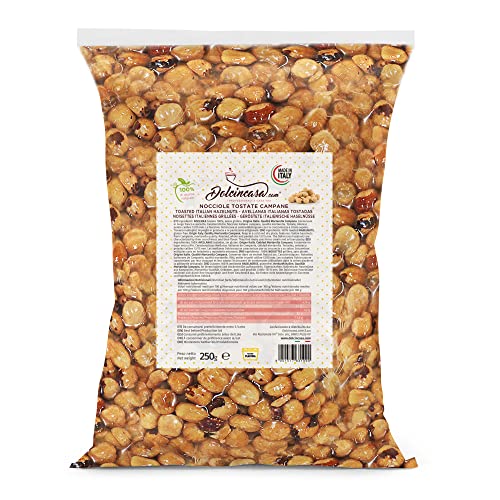 Dolcincasa-com Geröstete Haselnuss Cultivar Mortarella Campana Natürlich für Eis Kuchen und verschiedene Verwendungen in Süßwaren Dekorationen Füllungen Glutenfrei 250g Packung Dolcincasa-com Geröstete Haselnuss Cultivar Mortarella Campana Natürlich für Eis Kuchen und verschiedene Verwendungen in Süßwaren Dekorationen Füllungen Glutenfrei 250g Packung von Dolcincasa.com