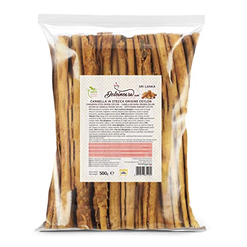 Dolcincasa.com Genuine Srilankan getrocknete Zimtstangen Real Fragrance Cooking Spice 500gr von dolcincasa-com