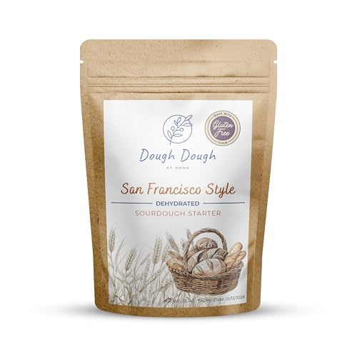 Dough dough at home Teig Teig zu Hause Sauerteigstarter San Francisco-Stil, dehydrierter Starter (15,4 G) (Glutenfreier Buchweizen) von Dough Dough at home