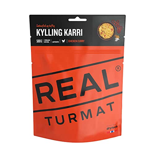 drytech Real Turmat gefriergetrocknete Expeditionsnahrung, Geschmacksrichtung: Kylling Karri/Chicken Curry (Hühnchen Curry) drytech Real Turmat gefriergetrocknete Expeditionsnahrung, Geschmacksrichtung: Kylling Karri/Chicken Curry (Hühnchen Curry) von Drytech