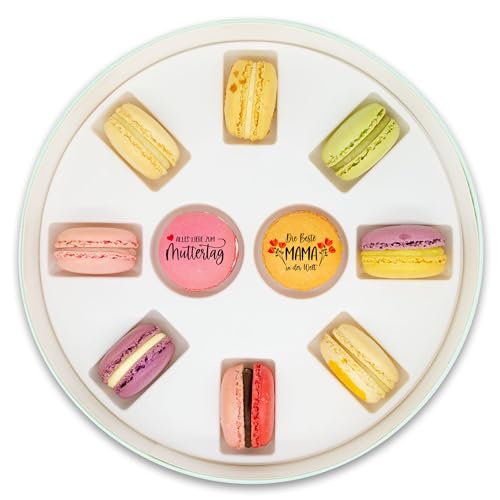 premium französische Macarons - kleine Geschenkbox (Muttertag Edition) von duSucre Macarons