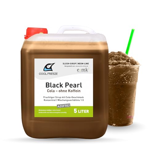 BLACK PEARL SLUSH KONZENTRAT 5L COLA MILD AZOFREI NEON LINE 150 PORTIONEN BLACK PEARL SLUSH KONZENTRAT 5L COLA MILD AZOFREI NEON LINE 150 PORTIONEN von e=mk² EINKAUFEN MIT KÖPFCHEN