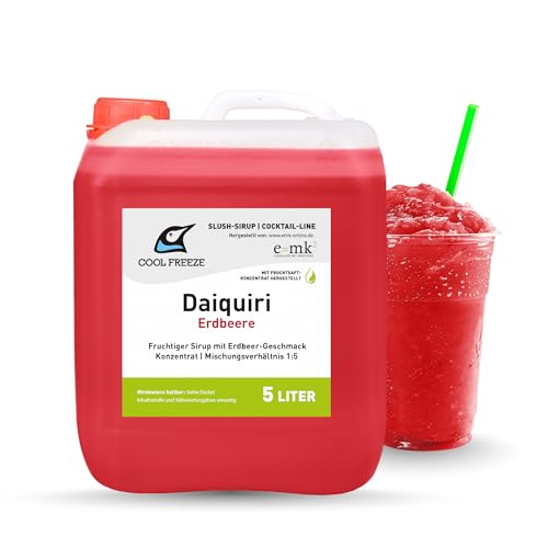 DAIQUIRI SLUSH-SIRUP COCKTAILLINE KONZENTRAT ERDBEERE 5L ALKOHOLFREI PROFI KANISTER DAIQUIRI SLUSH-SIRUP COCKTAILLINE KONZENTRAT ERDBEERE 5L ALKOHOLFREI PROFI KANISTER von e=mk² EINKAUFEN MIT KÖPFCHEN