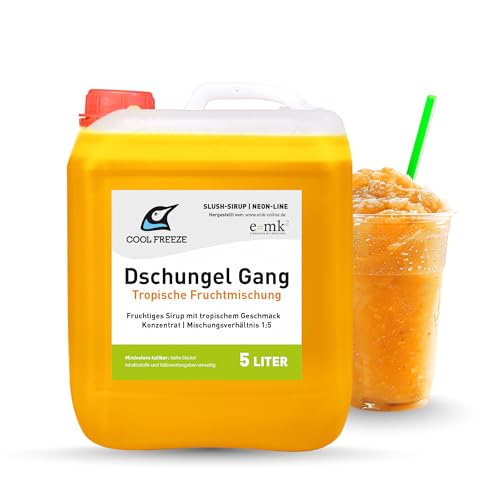 DSCHUNGEL GANG SLUSH-SIRUP NEONLINE | TROPENFRUCHT MIX | 5L PROFI KANISTER KONZENTRAT DSCHUNGEL GANG SLUSH-SIRUP NEONLINE | TROPENFRUCHT MIX | 5L PROFI KANISTER KONZENTRAT von e=mk² EINKAUFEN MIT KÖPFCHEN