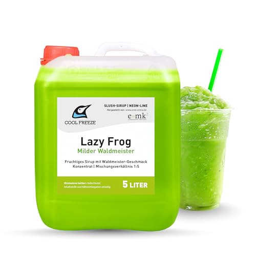 LAZY FROG SLUSH KONZENTRAT 5L WALDMEISTER MILD 150 PORTIONEN DIREKT HERSTELLER LAZY FROG SLUSH KONZENTRAT 5L WALDMEISTER MILD 150 PORTIONEN DIREKT HERSTELLER von e=mk² EINKAUFEN MIT KÖPFCHEN