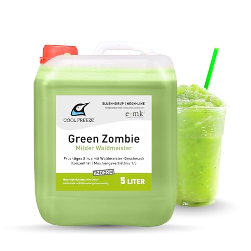 SLUSH SIRUP EIS 5L GREEN ZOMBIE MILDER WALDMEISTER AZOFREI KONZENTRAT PROFI ICE SLUSH SIRUP EIS 5L GREEN ZOMBIE MILDER WALDMEISTER AZOFREI KONZENTRAT PROFI ICE von e=mk² EINKAUFEN MIT KÖPFCHEN
