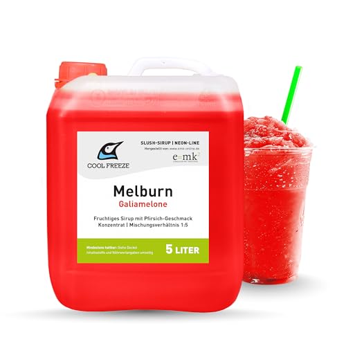 SLUSH SIRUP EIS MELBURN KONZENTRAT (MELONE) 5 LITER DIREKT VOM HERSTELLER von e=mk² EINKAUFEN MIT KÖPFCHEN