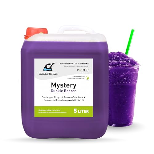 SLUSH SIRUP KONZENTRAT 5 L – MYSTERY ARONIA SAFT & DUNKLE WALDBEEREN QUALITYLINE SLUSH SIRUP KONZENTRAT 5 L – MYSTERY ARONIA SAFT & DUNKLE WALDBEEREN QUALITYLINE von e=mk² EINKAUFEN MIT KÖPFCHEN