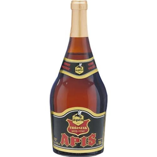 Apis Trójniak Honig (Drittel) 0,75L | Met Honigwein Metwein Honigmet | 750 ml | 13% Alkohol | Apis | Geschenkidee | 18+ von eHonigwein.de Premium Quality