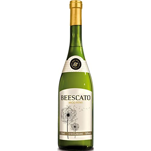 Beescato Dwójniak Honig (Halber) 0,75L | Met Honigwein Metwein Honigmet | 750 ml | 16% Alkohol | Huzar | Geschenkidee | 18+ von eHonigwein.de Premium Quality