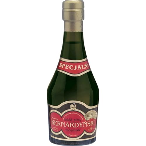 Bernardyński Trójniak Honig (Drittel) 0,25L | Met Honigwein Metwein Honigmet | 250 ml | 13% Alkohol | Apis | Geschenkidee | 18+ von eHonigwein.de Premium Quality