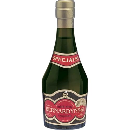 Bernardyński Trójniak Honig (Drittel) 0,25L | Met Honigwein Metwein Honigmet | 250 ml | 13% Alkohol | Apis | Geschenkidee | 18+ von eHonigwein.de Premium Quality